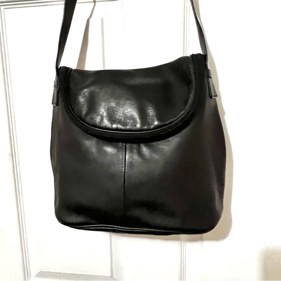 Maxx New York Black 100% Cow Leather Purse Shoulder Bag - Picture 14 of 14